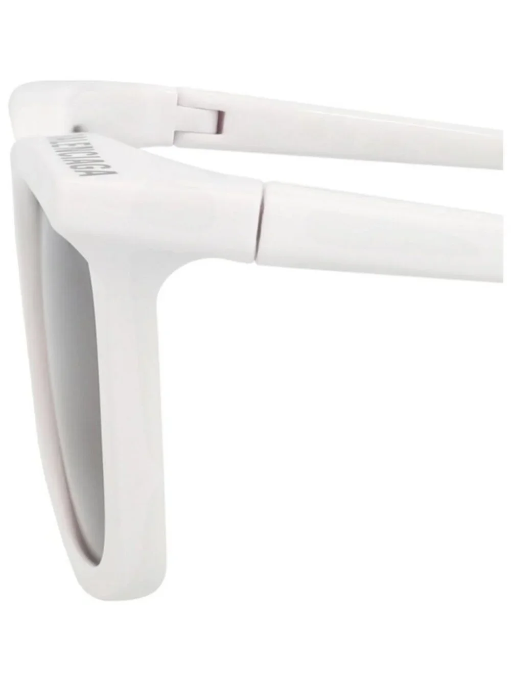 New Balenciaga Unisex Square/Rectangle White White Grey Fashion Designer Sunglas